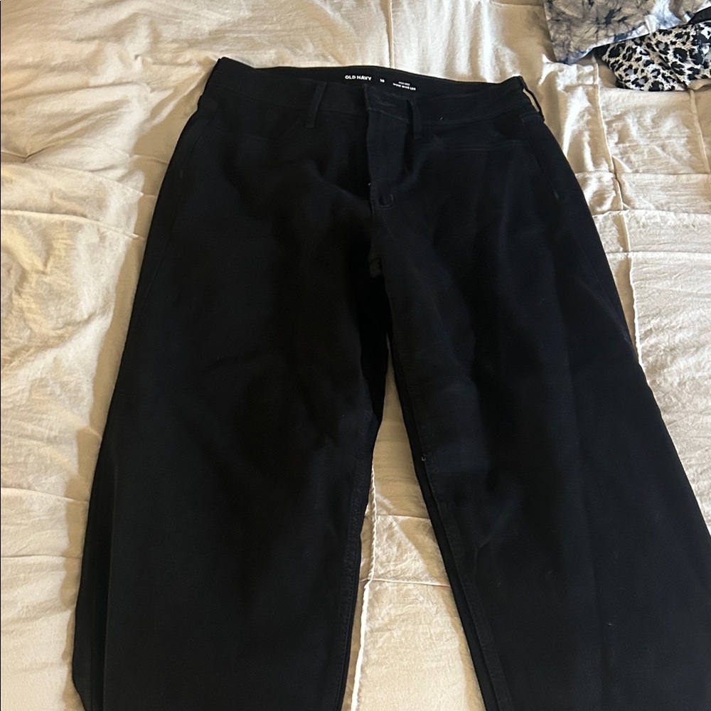 Old Navy Black Flare & Wide Leg Jeans